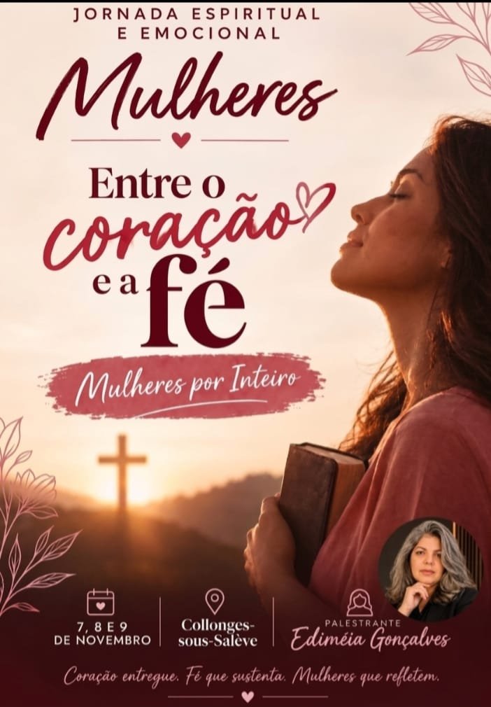 Jornada Espiritual e Emicional Mulheres Entre o Coração e a fé